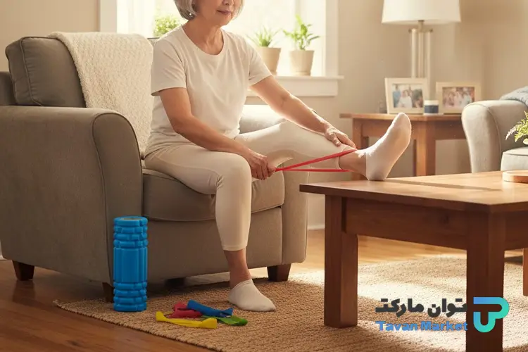 فیزیوتراپی برای درمان آرتروز زانو در منزل